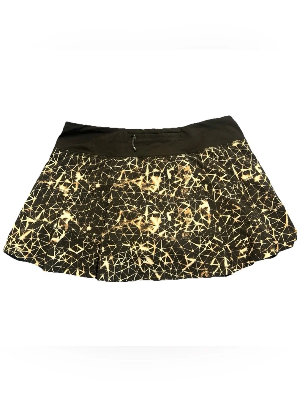 Lululemon Athletica Black Pace Rival Skirt  in the “Sugar Crush Multi Black